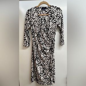 Chaps Wrap Style Dress